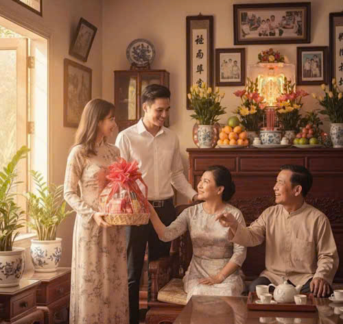 Ra mắt nhà người yêu nên mua gì để ghi điểm